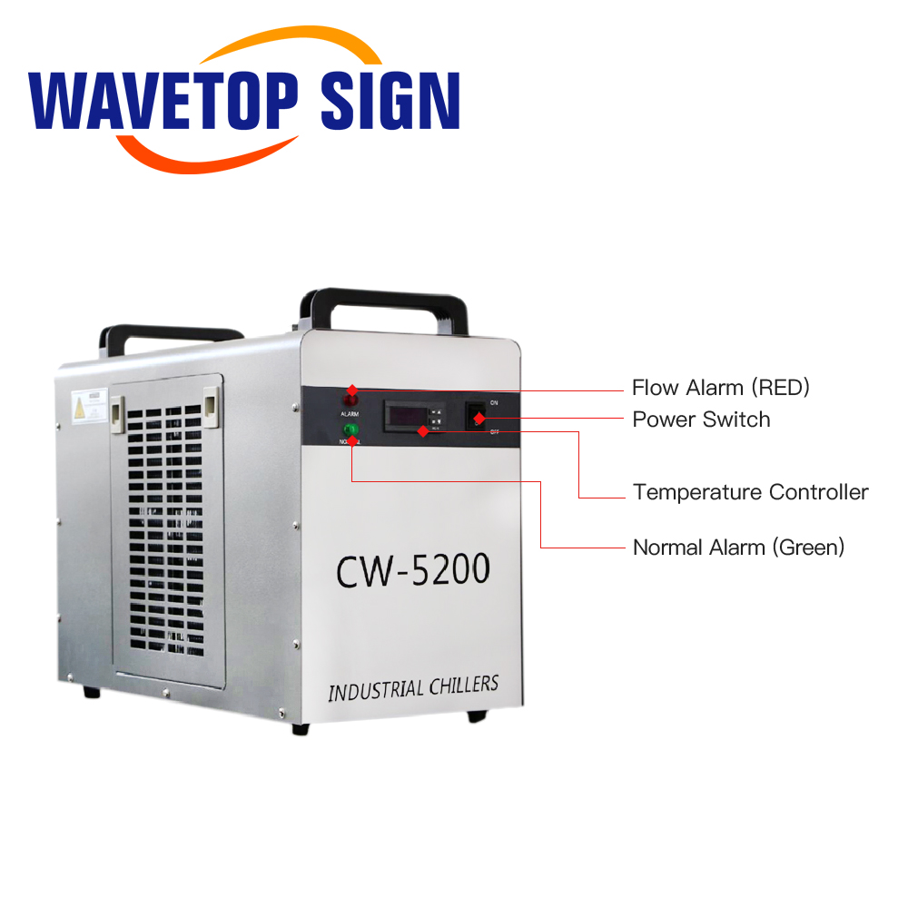 WaveTopSign CW-5200 Industrial - đánh giá và giá Industrial Laser Engraver