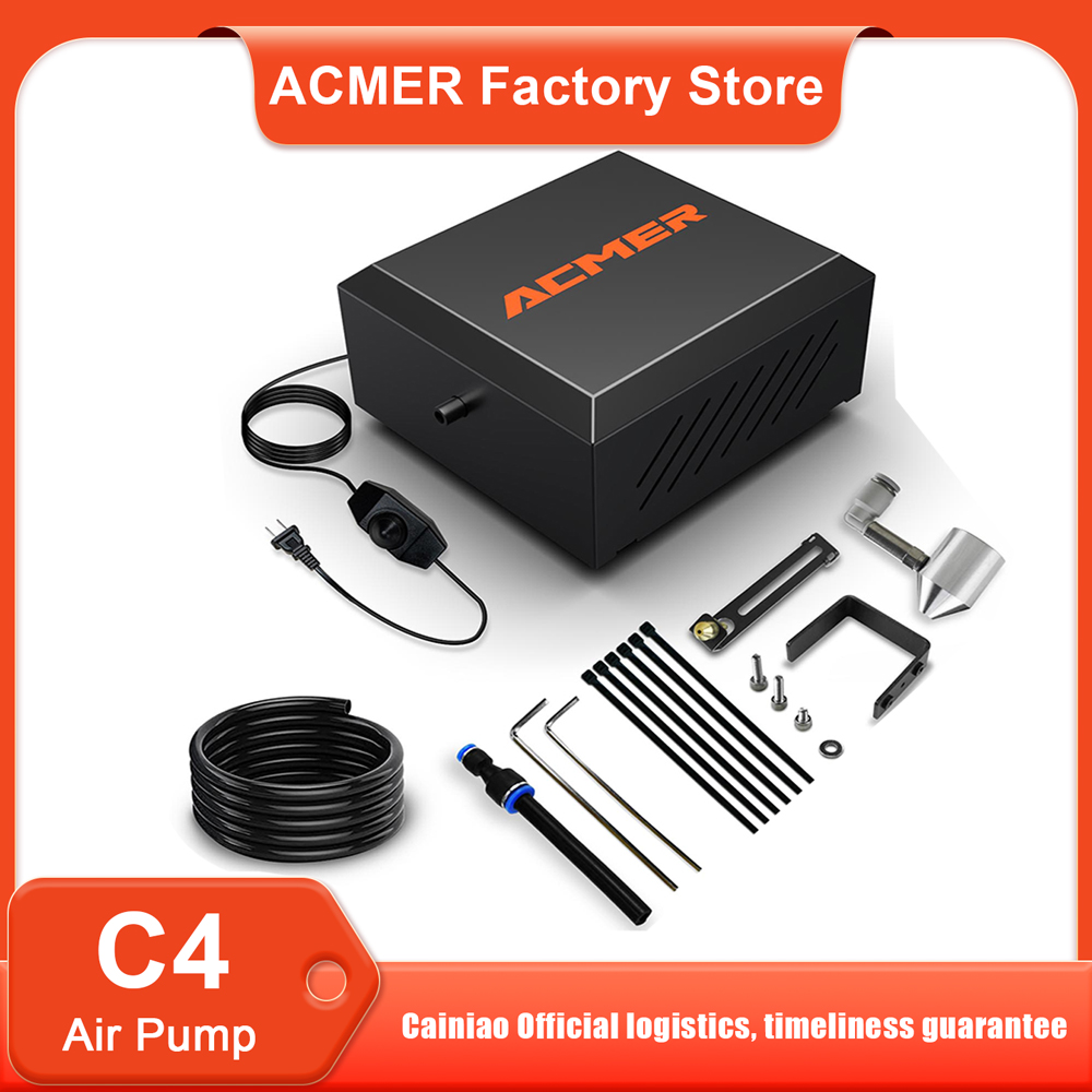 ACMER C4 Laser Air Assist Pump - đánh giá và giá Industrial Laser Engraver