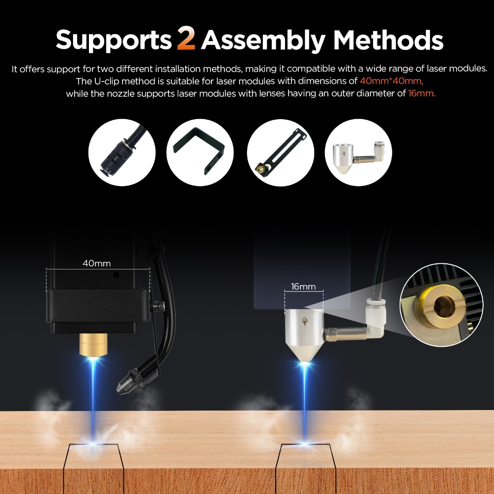 ACMER C4 Laser Air Assist Pump - đánh giá và giá Industrial Laser Engraver