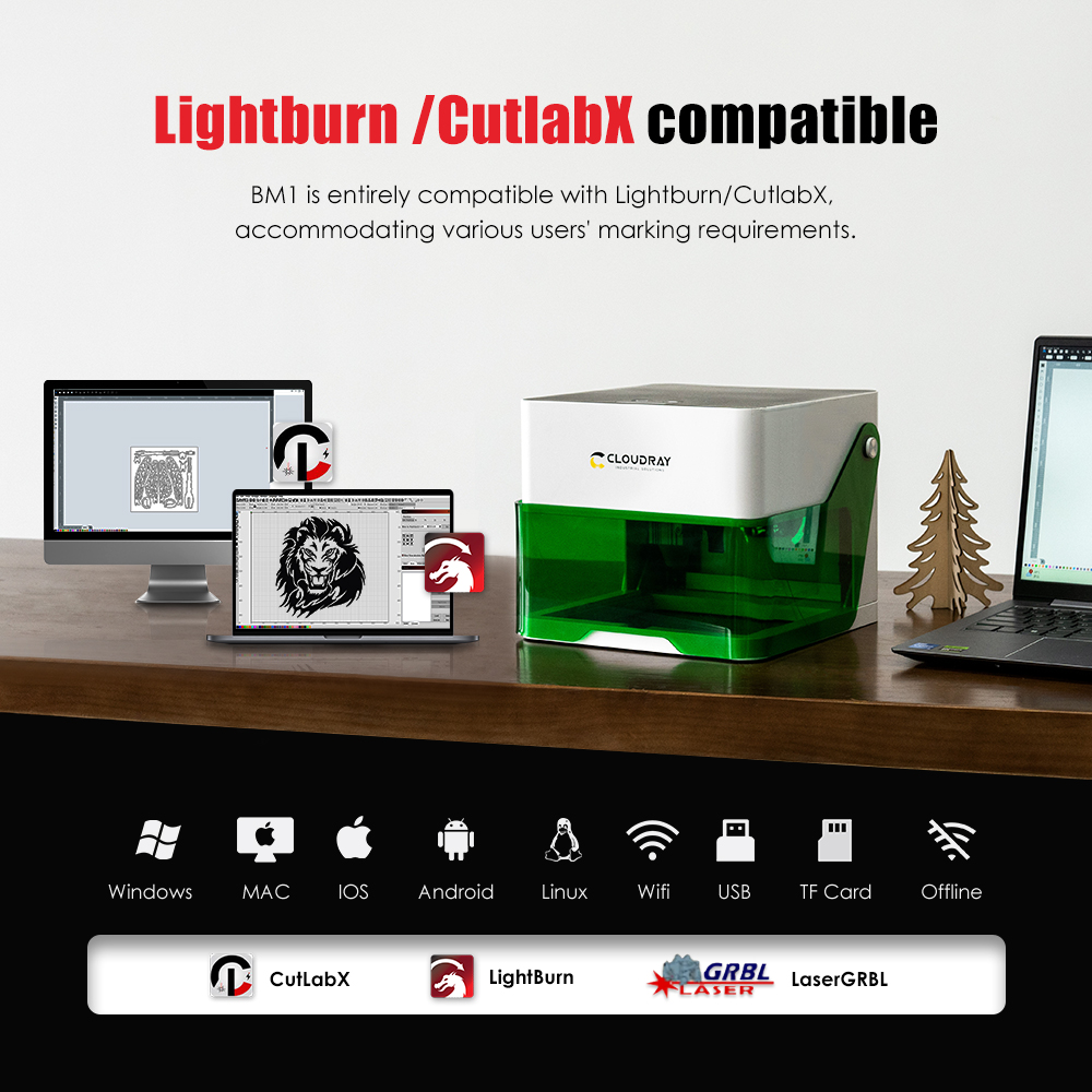 Cloudray 5000mw CNC Mini Laser - đánh giá và giá Industrial Laser Machines