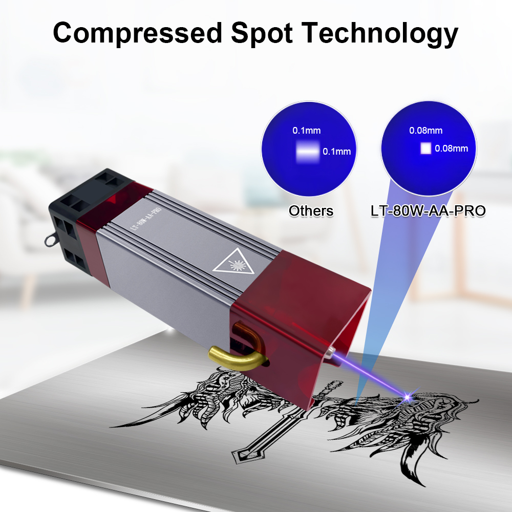 LASER TREE Pro 80W CNC Laser H - đánh giá và giá Industrial Laser Engraver